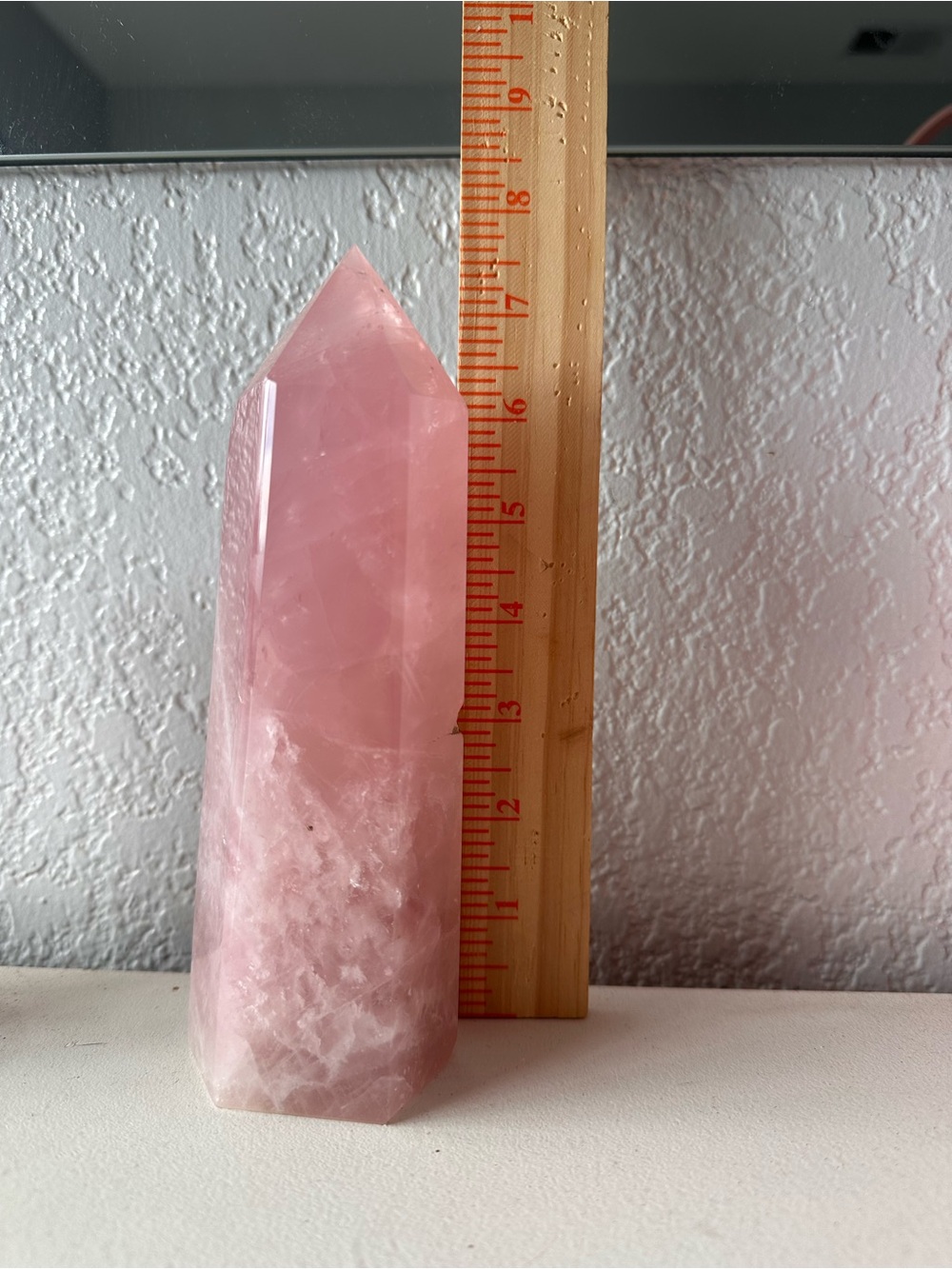 Rose Quartz Tower Point - Pink Crystal Generator